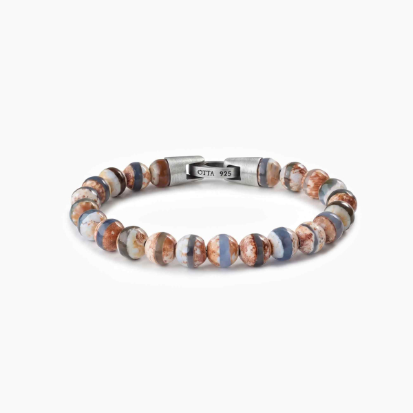 Tibet Akiği Taşlı Tesbih Bileklik – 8 mm