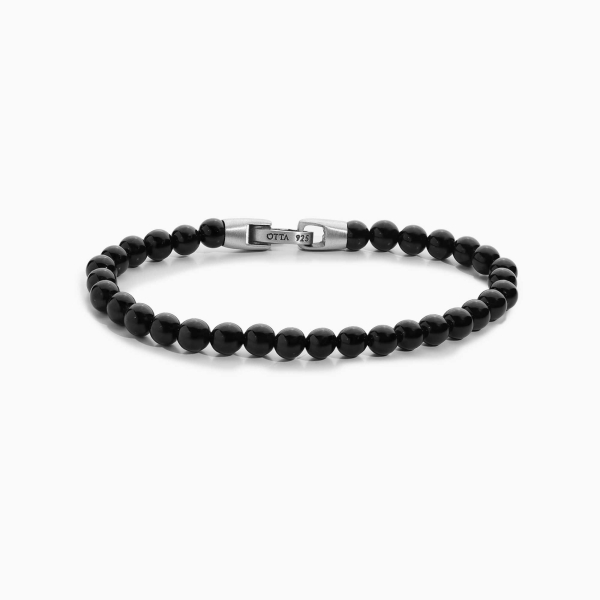 Siyah Oniks Taşlı Tesbih Bileklik – 6 mm