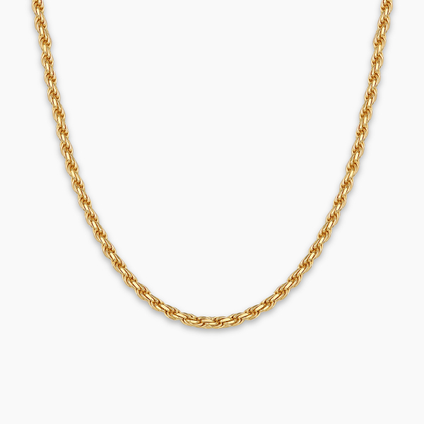 Altın Kaplama Halat Zincir – 3 mm