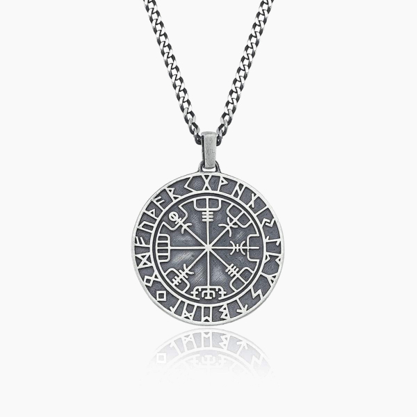 Vegvisir Gümüş Kolye